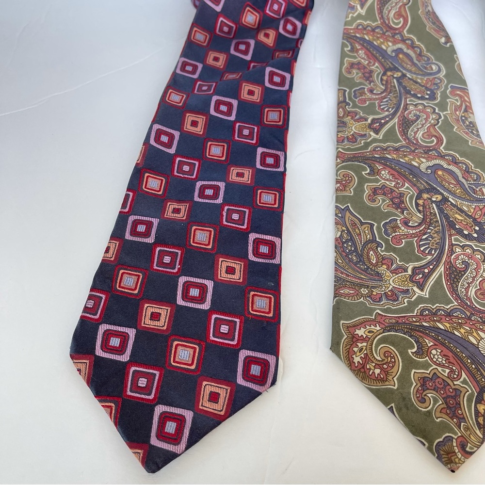 Bundle 3 ties Ted Baker Christian Dior Emilio Romano - Picture 7 of 7